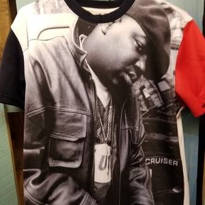 Notorious big all over print athletic tee shirt